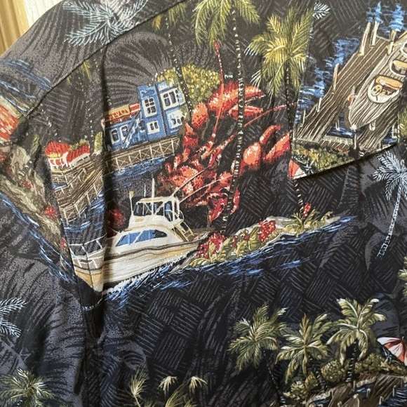 VINTAGE Batik Bay Hawaiian Shirt Size XXL - Picture 3 of 5